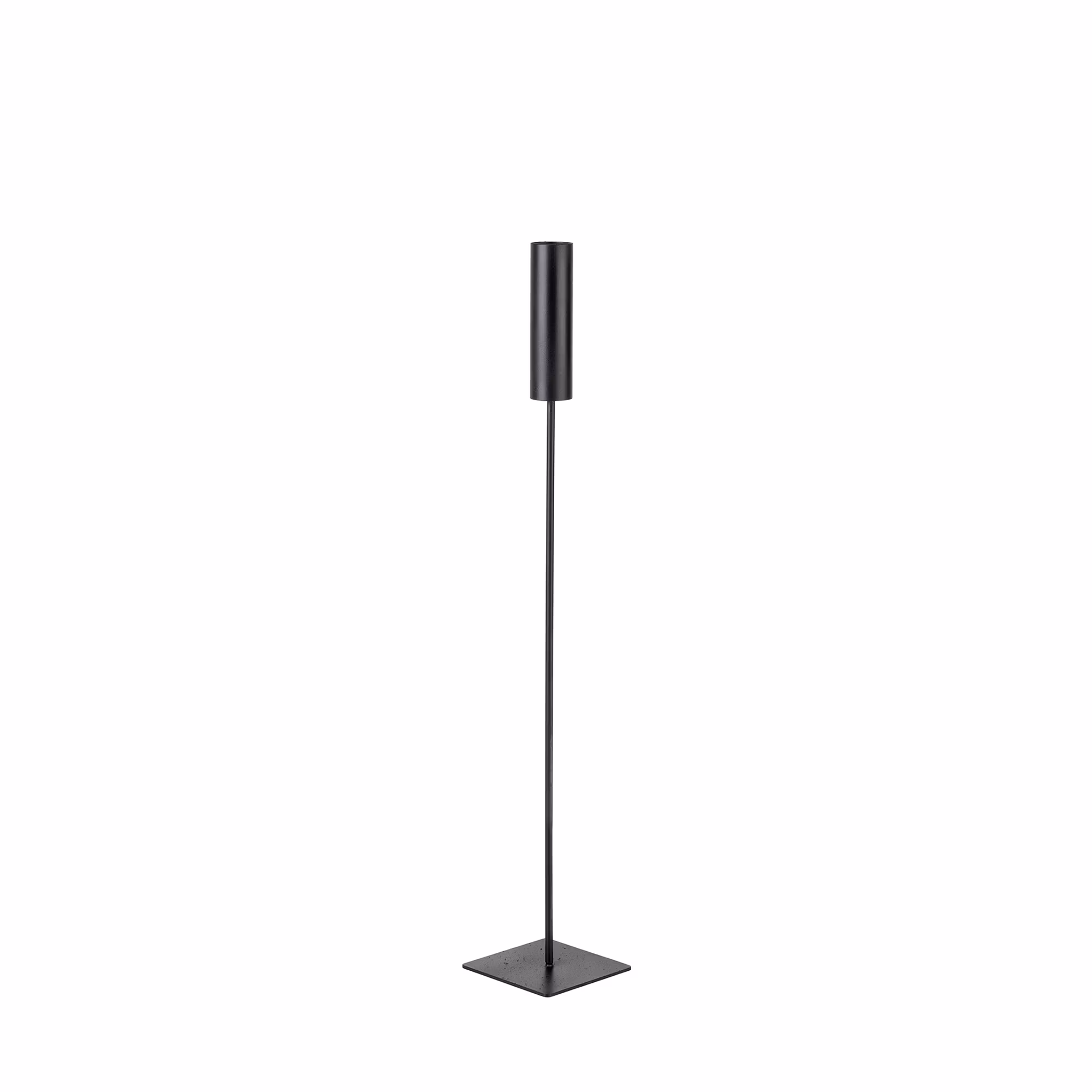 Ljusstake metall svart 45 cm