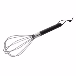 Visp metall/trä svart