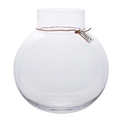 Glasvas rund 25 cm