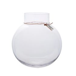 Glasvas rund 22 cm