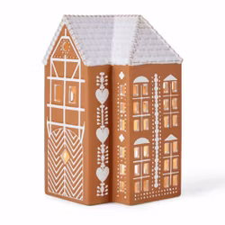 Ljuslykta pepparkakshus