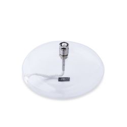 Oljelampa glas disc 14 cm