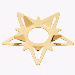 Ljusmanschett guldpläterad 2-pack