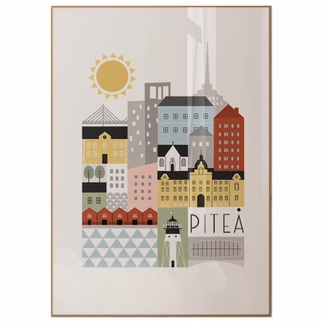 Poster "Piteå" 50x70