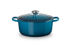 Rund gryta gjutjärn Deep Teal