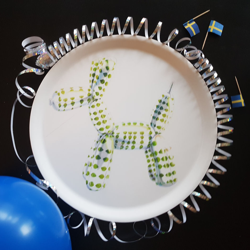 Bricka "ballonghund" 31 cm