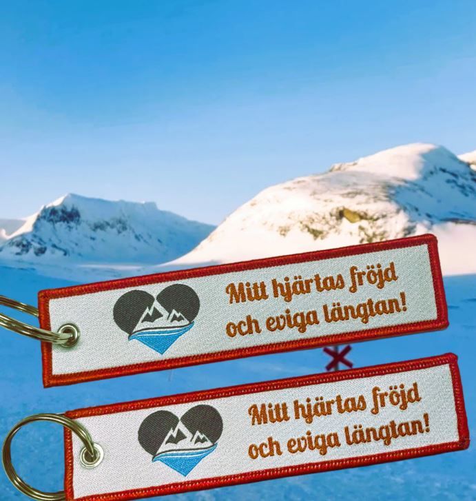 Nyckelring "Mitt hjärtas fröjd.."