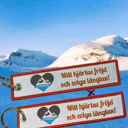 Nyckelring "Mitt hjärtas fröjd.."