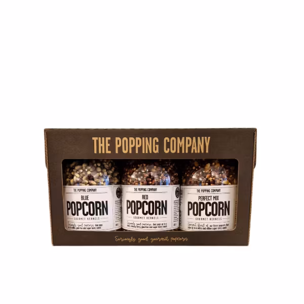 Popcorn presentförpackning 3x380g