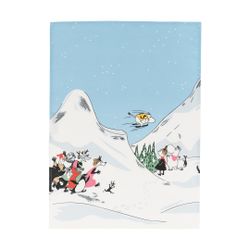 Mumin kökshandduk "backhoppning"