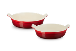 Ugnsform runda 2-p Cerise