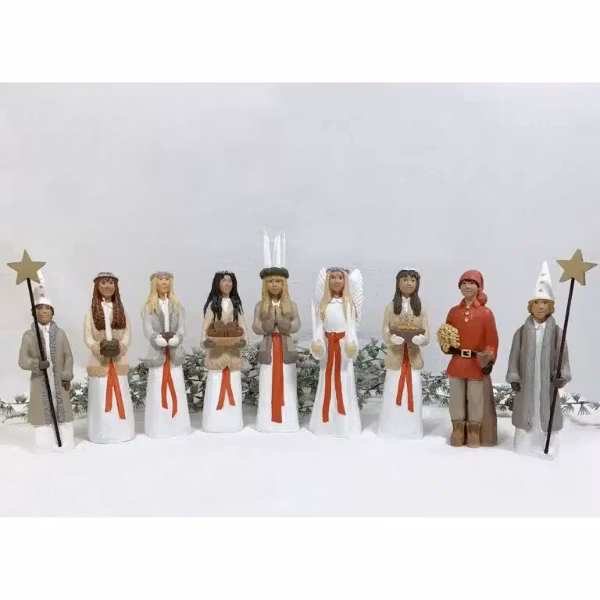 Lilla Luciatåget 5 figurer