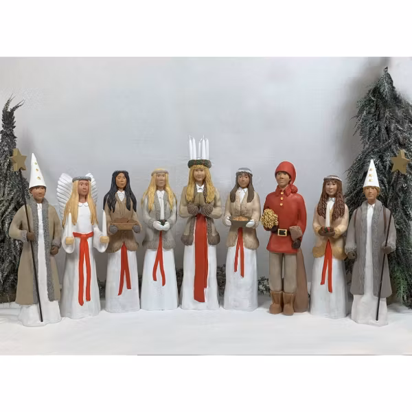 Stora Luciatåget 9 figurer