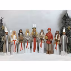 Stora Luciatåget 9 figurer