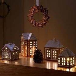 Ljuslykta pepparkakshus
