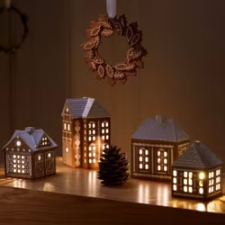 Ljuslykta pepparkakshus