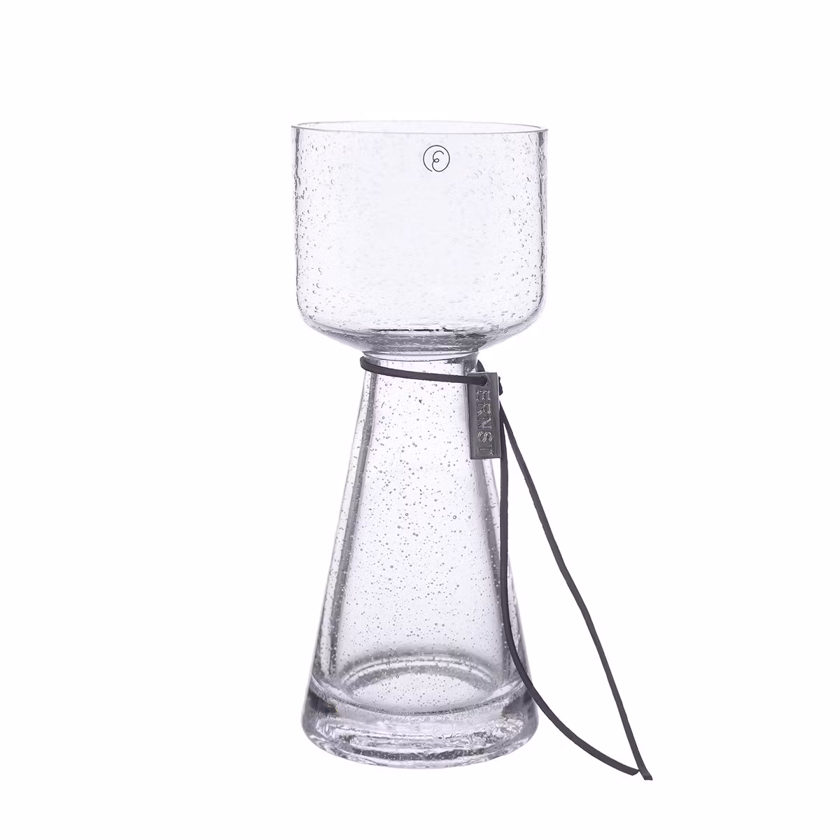 Lökvas bubbligt glas 20 cm
