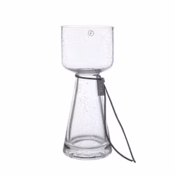 Lökvas bubbligt glas 20 cm