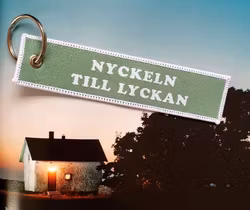 Nyckelring "Nyckeln till lyckan"