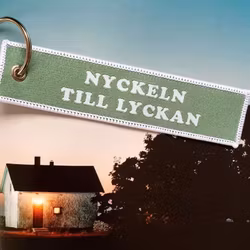 Nyckelring "Nyckeln till lyckan"