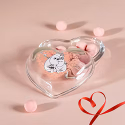 Mumin glasburk tillsammans