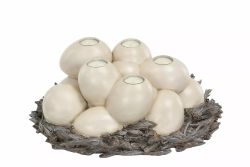 Ljusstake ägg värmeljus
