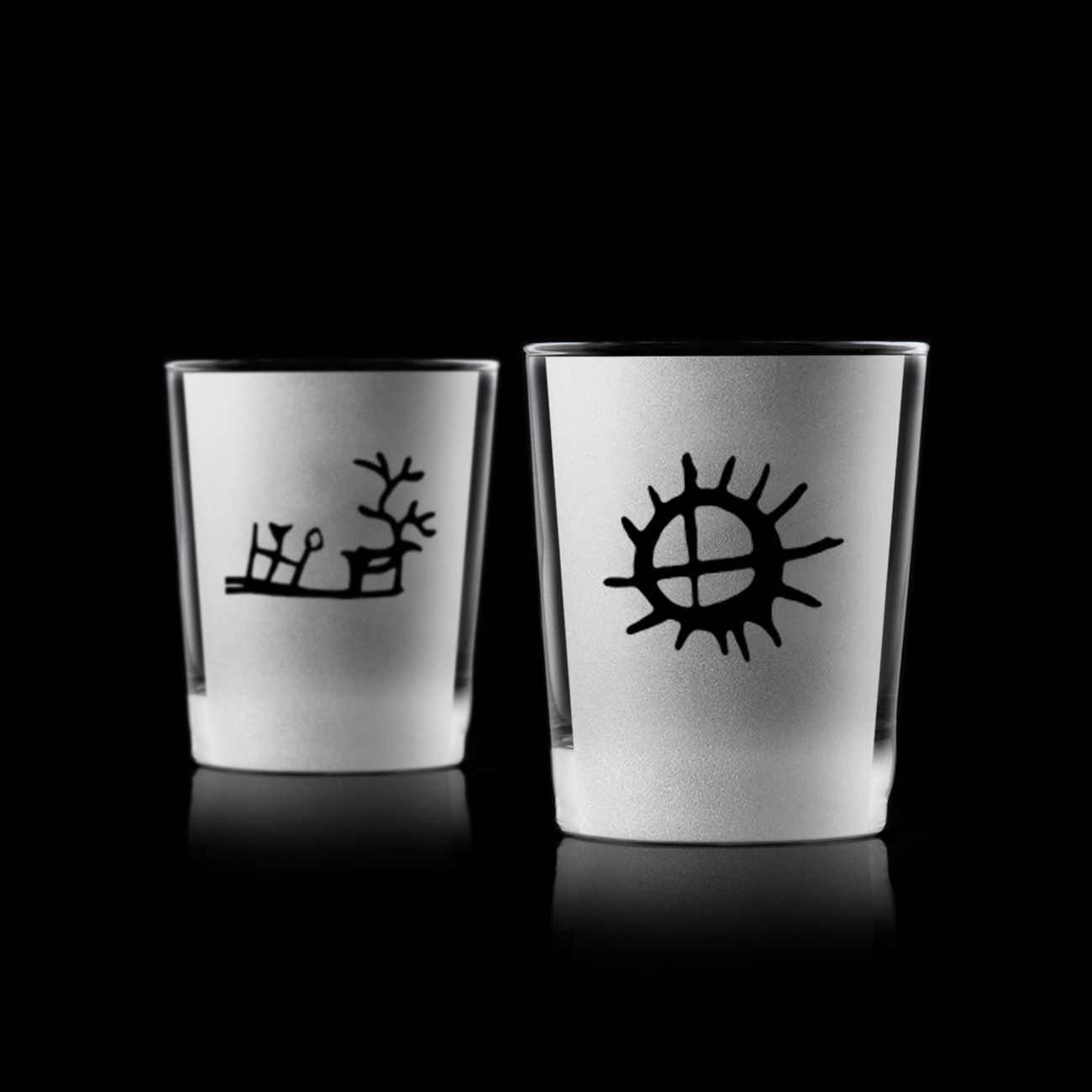 Allglas "frost" 2-pack