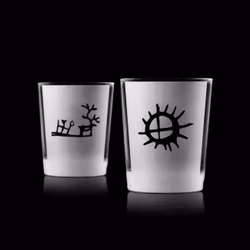 Allglas "frost" 2-pack