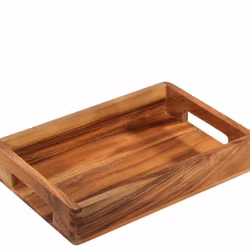 Serveringsbricka akacia 33x22x6 cm