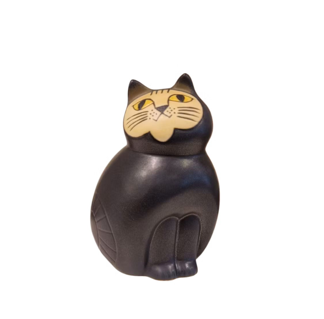 Katten Mia mellan svart