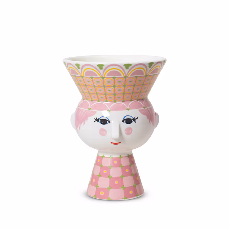 Vas Carmen rosa 15 cm