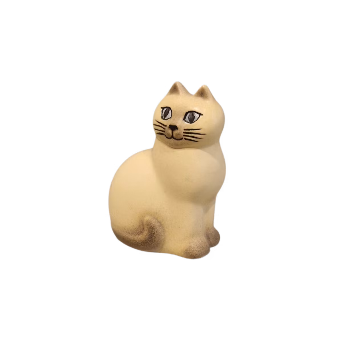 Katten Måns mini vit/grå