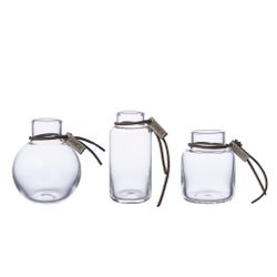Glasvaser 3-pack