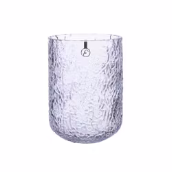 Glasvas mönstrat glas