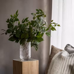 Glasvas mönstrat glas