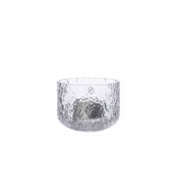 Ljuslykta mönstrat glas