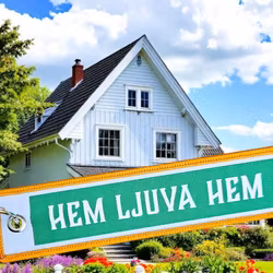 Nyckelring "Hem Ljuva Hem"
