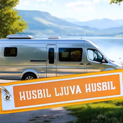 Nyckelring "Husbil Ljuva Husbil"