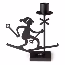 Ljusstake skidåkare