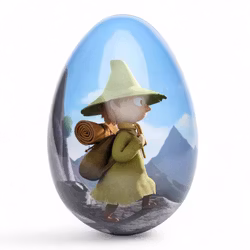 Påskägg Mumin Vandraren