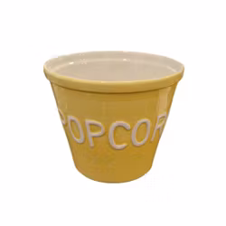 Popcornskål gul