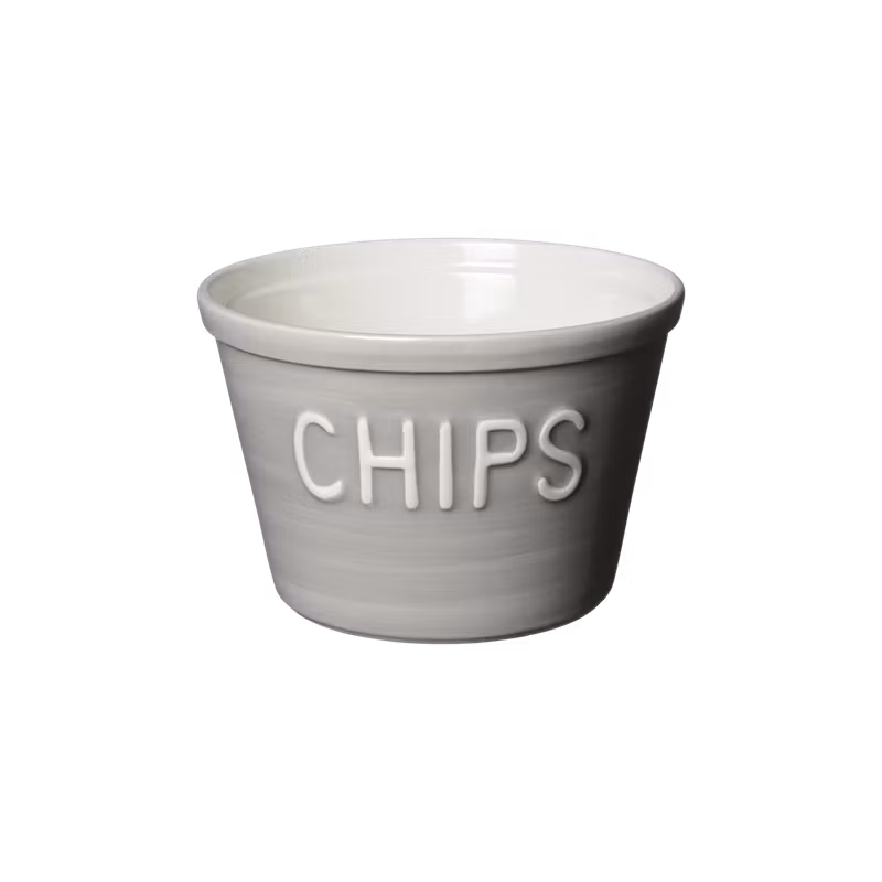 Chipsskål grå