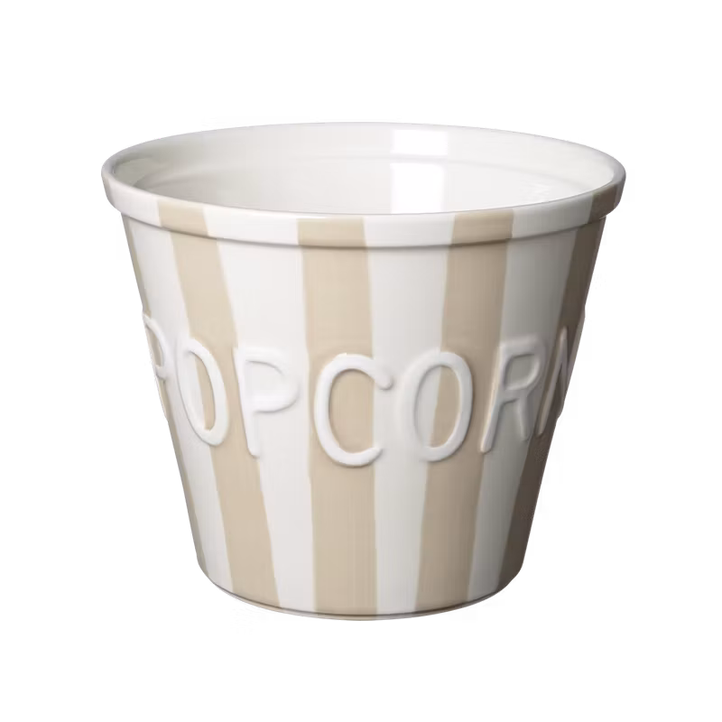 Popcornskål havre randig