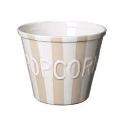 Popcornskål havre randig