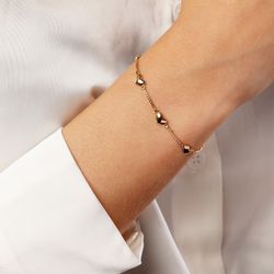 Armband Little Hearts guld