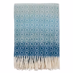 Ullpläd "Havanna" Aqua multi