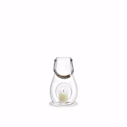Ljuslykta design white light 16 cm