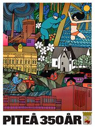 poster Piteå 350 år