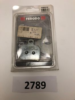 Aprilia RSV Mille Ferodo Bromsbelägg Bak (FDB2074P)