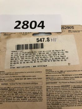 Yamaha XS/XJ1100 XV920/1000 mfl SBS Bromsbelägg Fram (547HF FR.)